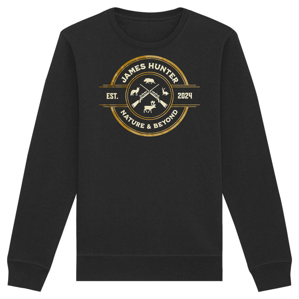The Hunter’s Emblem – James Hunter Original - Organic Basic Unisex Sweatshirt