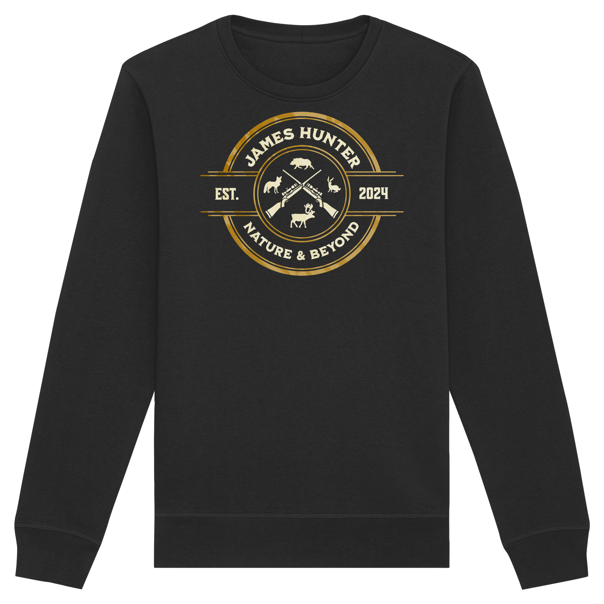 The Hunter’s Emblem – James Hunter Original - Organic Basic Unisex Sweatshirt