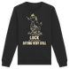 Luck is a skill. It just looks like doing nothing. - Organic Basic Unisex Sweatshirt