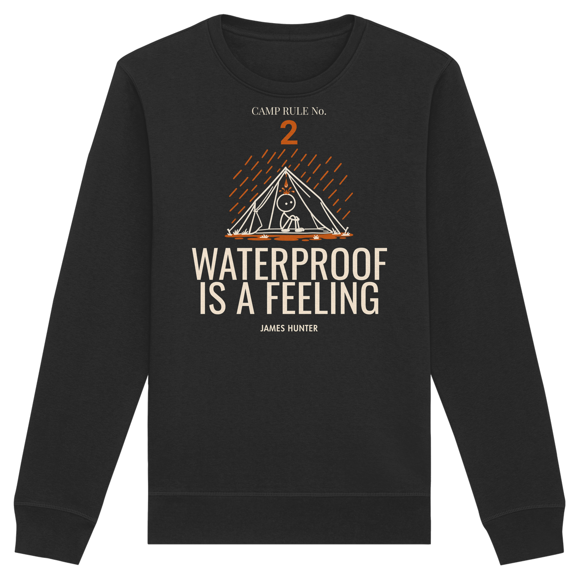 Rule 02 — Waterproof Is a Feeling - Organic Basic Unisex Sweatshirt
