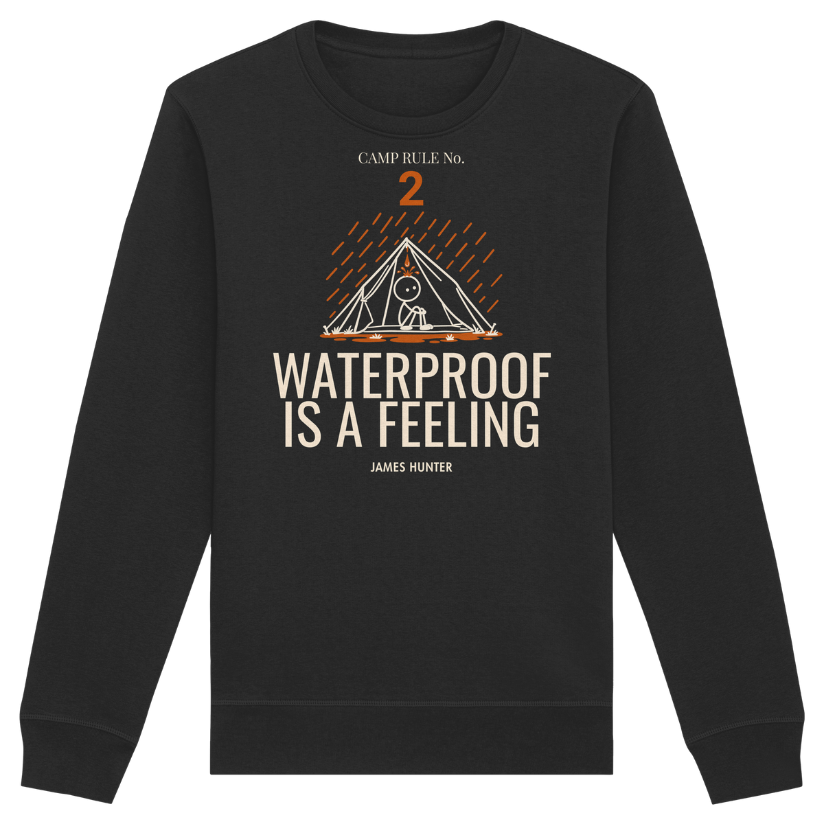 Rule 02 — Waterproof Is a Feeling - Organic Basic Unisex Sweatshirt