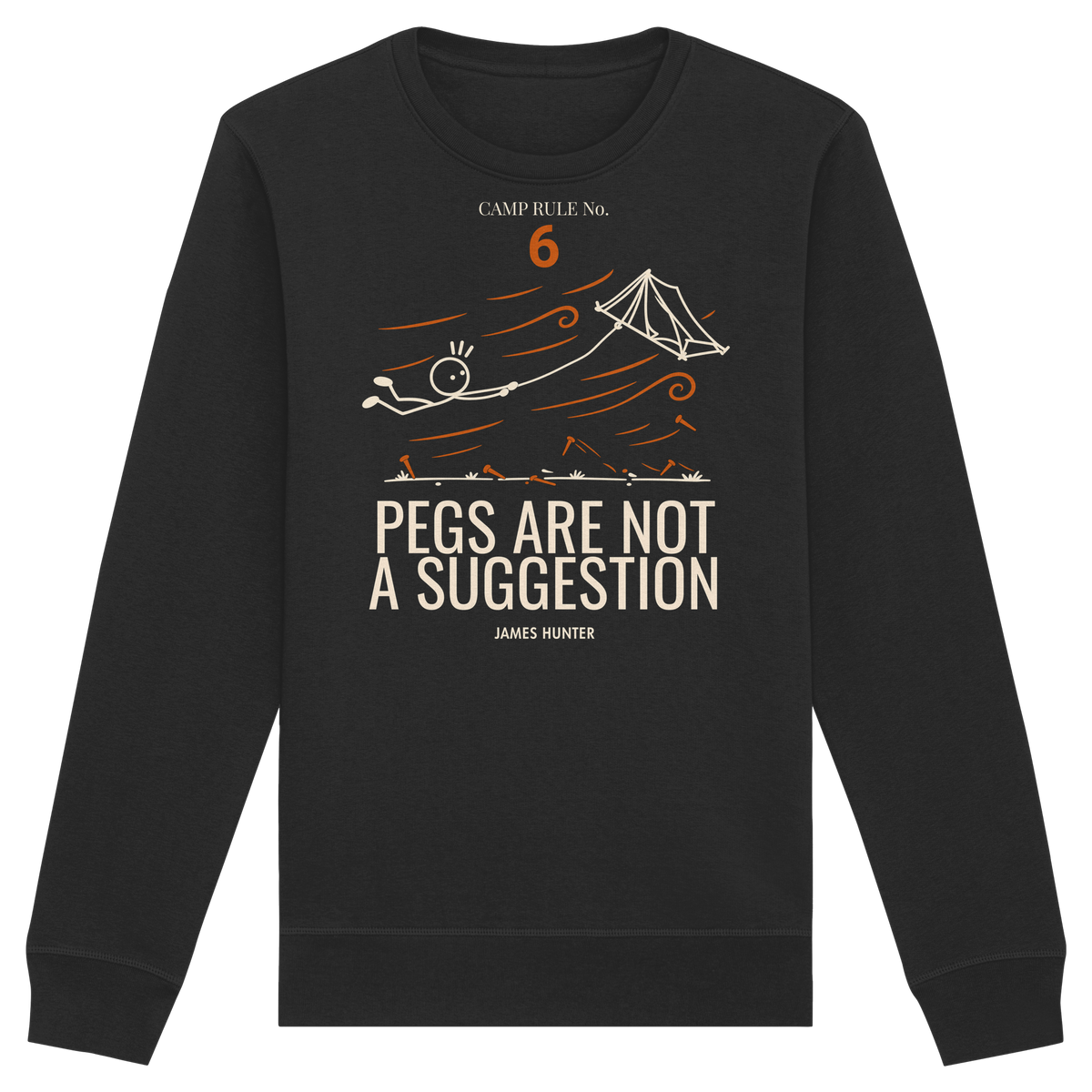 Rule 06 — Pegs Are Not a Suggestion - Organic Basic Unisex Sweatshirt