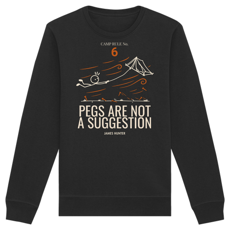 Rule 06 — Pegs Are Not a Suggestion - Organic Basic Unisex Sweatshirt