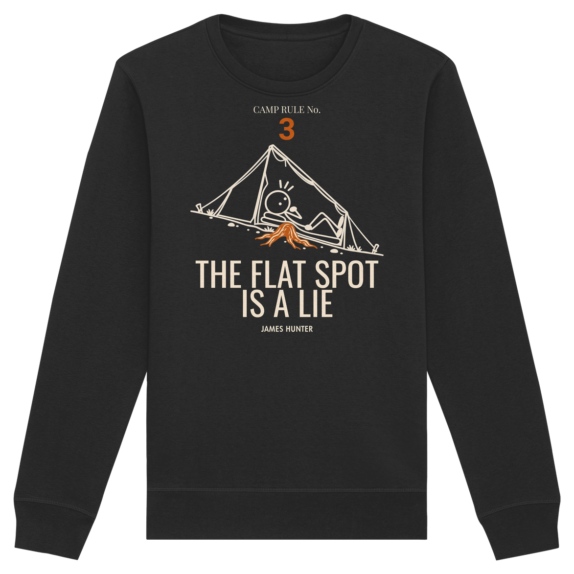 Rule 03 — The Flat Spot Is a Lie - Organic Basic Unisex Sweatshirt
