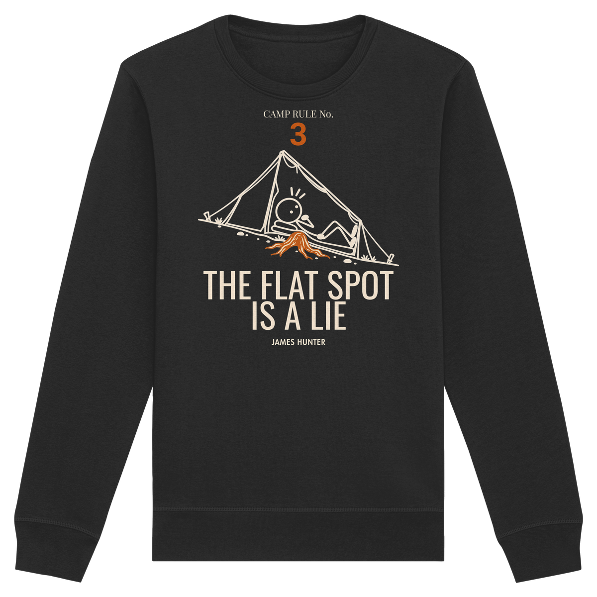Rule 03 — The Flat Spot Is a Lie - Organic Basic Unisex Sweatshirt