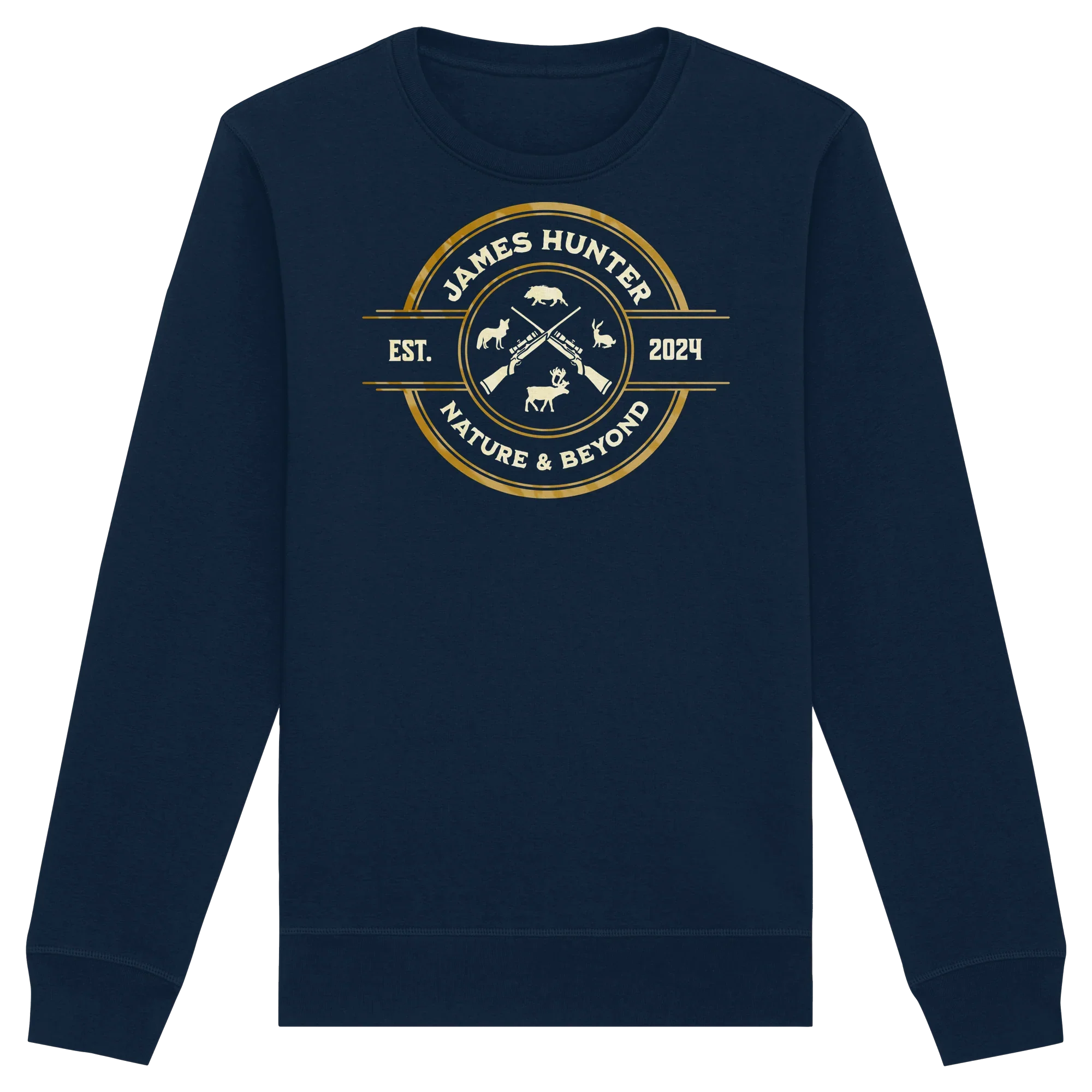 The Hunter’s Emblem – James Hunter Original - Organic Basic Unisex Sweatshirt