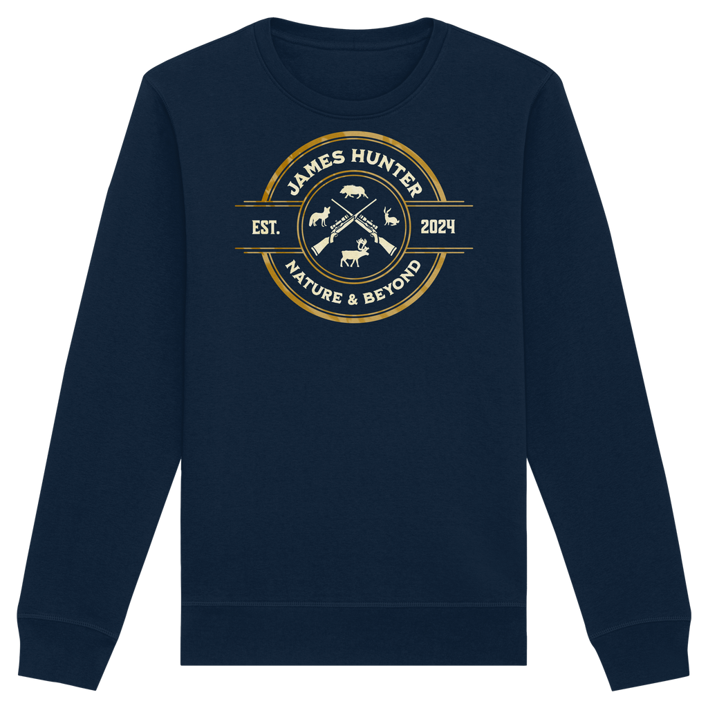 The Hunter’s Emblem – James Hunter Original - Organic Basic Unisex Sweatshirt