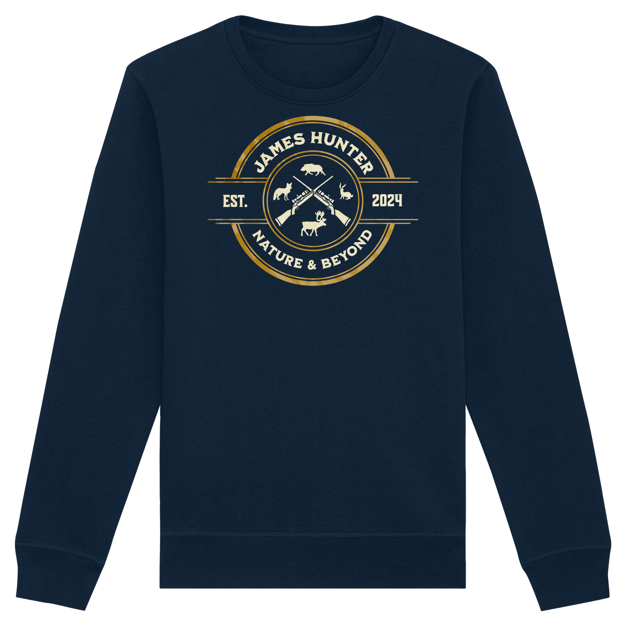 The Hunter’s Emblem – James Hunter Original - Organic Basic Unisex Sweatshirt