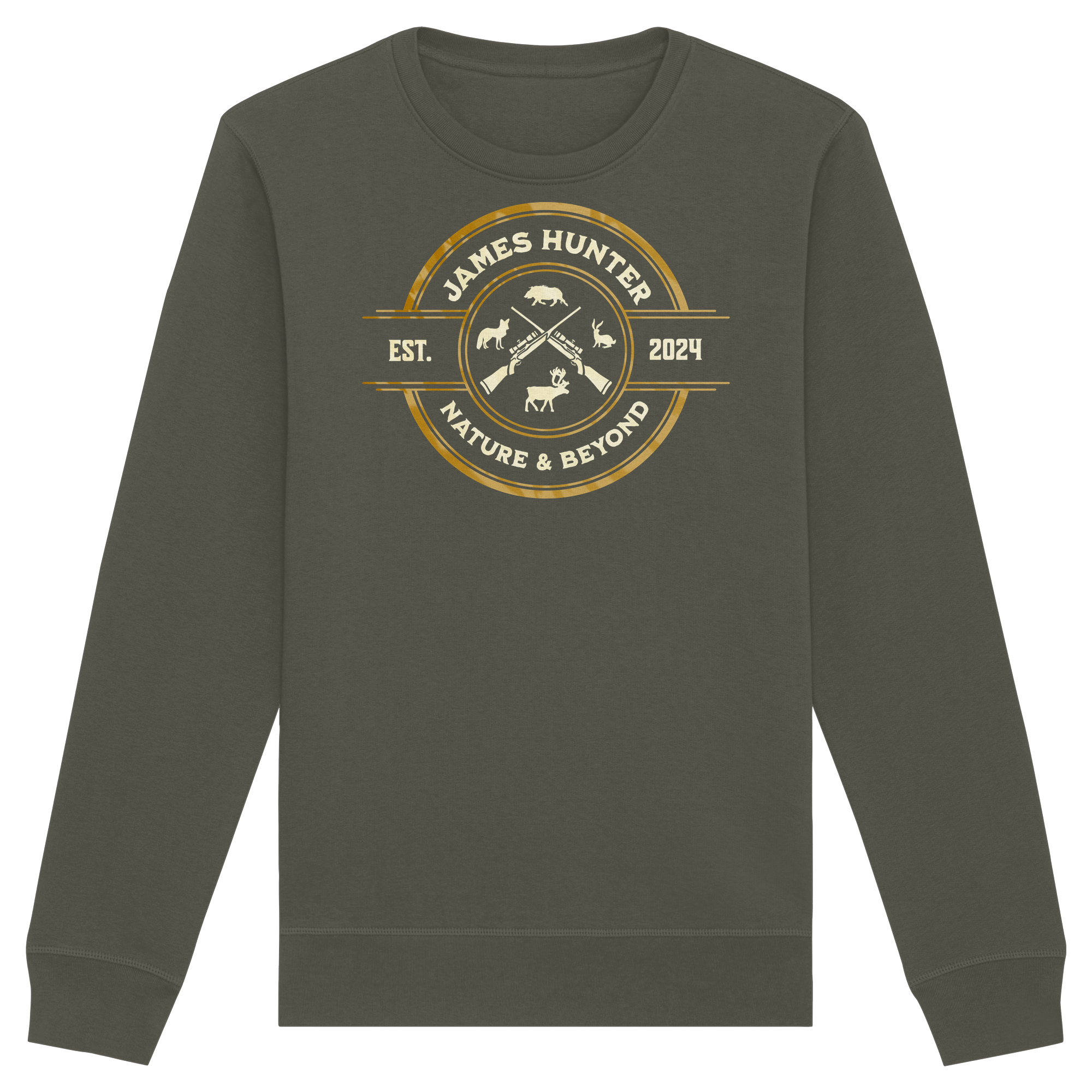 The Hunter’s Emblem – James Hunter Original - Organic Basic Unisex Sweatshirt