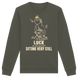 Luck is a skill. It just looks like doing nothing. - Organic Basic Unisex Sweatshirt