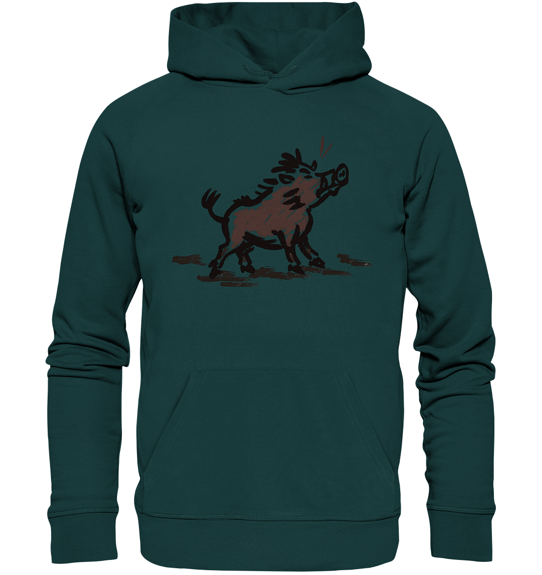 Wild Boar - Simple - Organic Hoodie