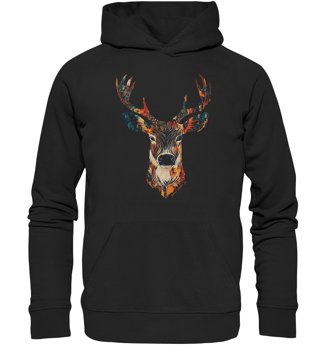 Big antlers, big attitude - Organic Hoodie