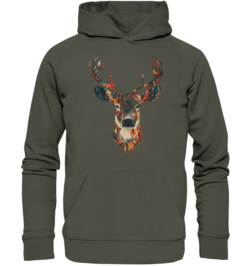 Big antlers, big attitude - Organic Hoodie