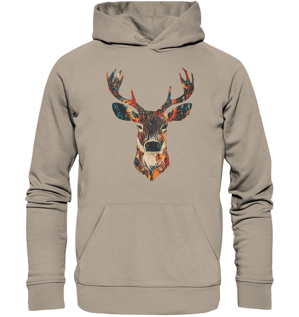 Big antlers, big attitude - Organic Hoodie