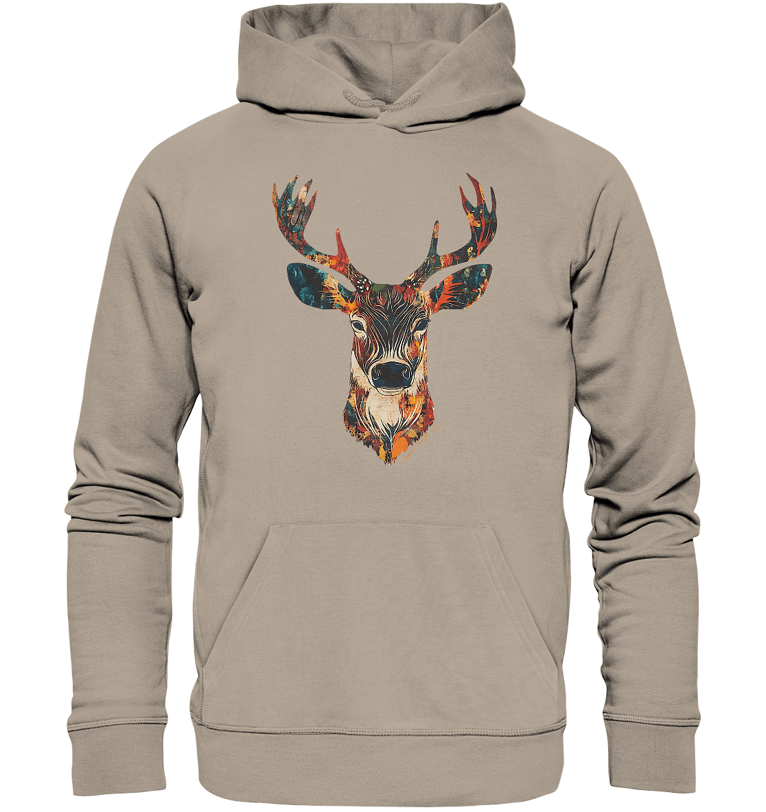 Big antlers, big attitude - Organic Hoodie