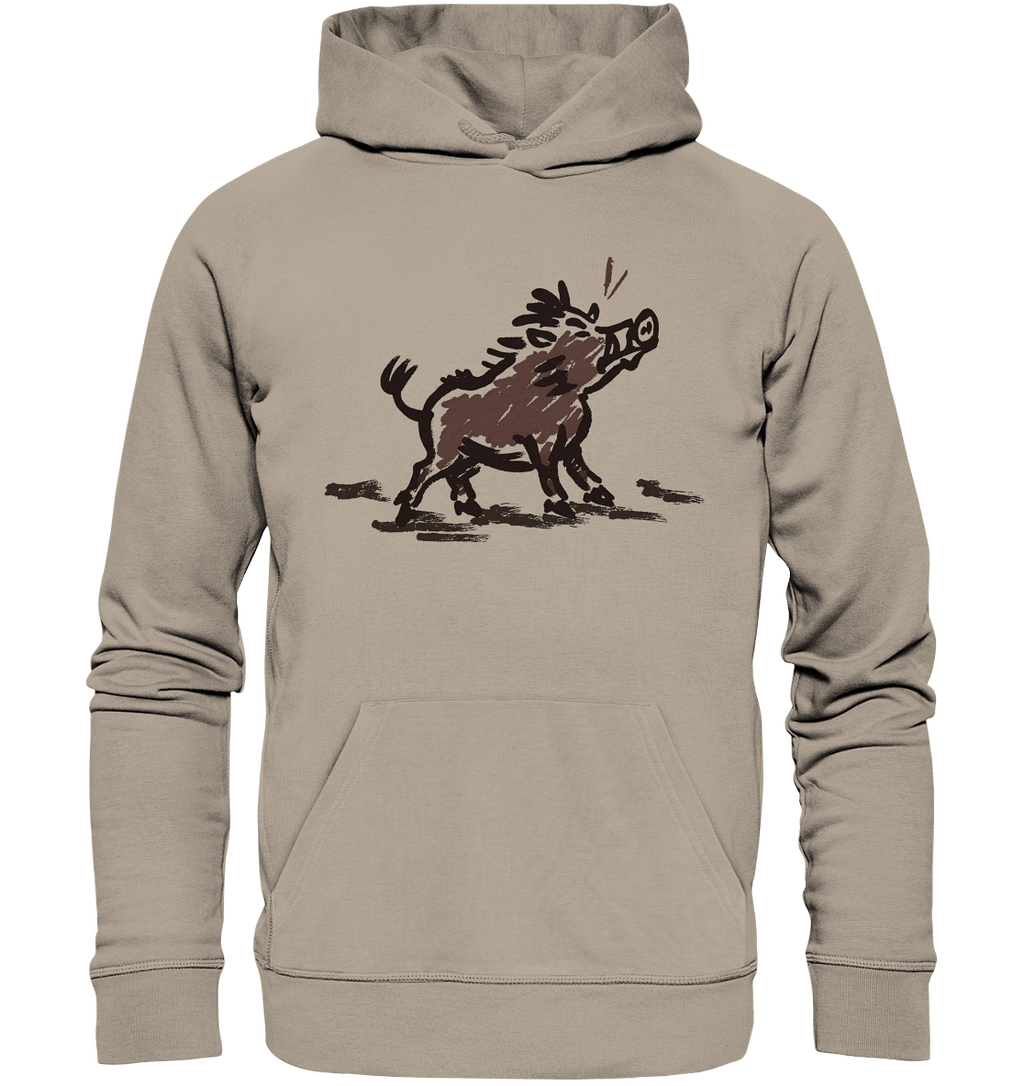 Wild Boar - Simple - Organic Hoodie