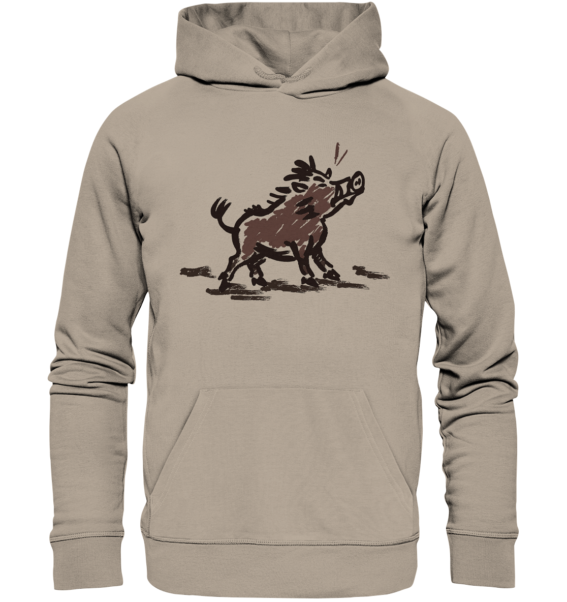 Wild Boar - Simple - Organic Hoodie