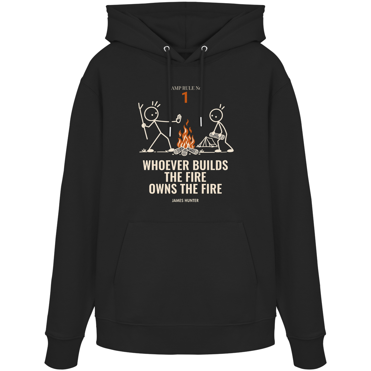 Rule 01 — Whoever Builds the Fire Owns the Fire - Organic Hoodie