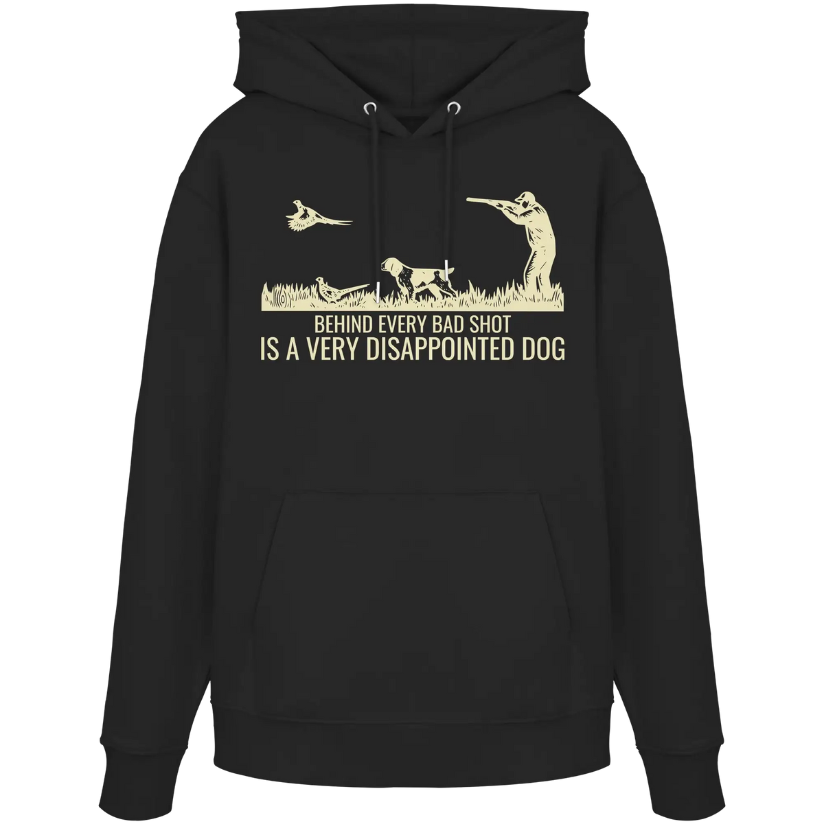 Münsterländer – Behind Every Bad Shot Is A Very Disappointed Dog Kopie - Organic Hoodie