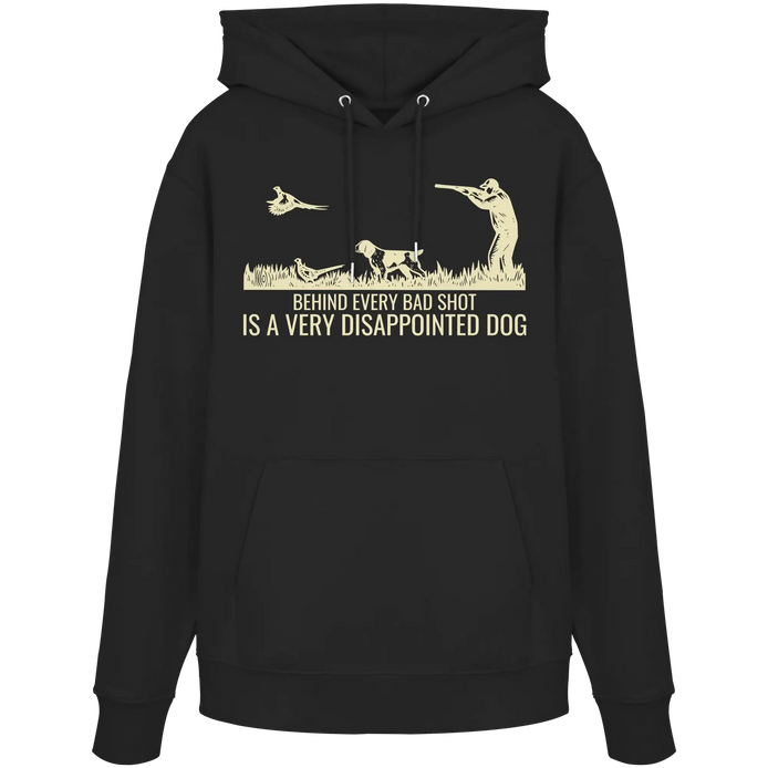 Münsterländer – Behind Every Bad Shot Is A Very Disappointed Dog Kopie - Organic Hoodie