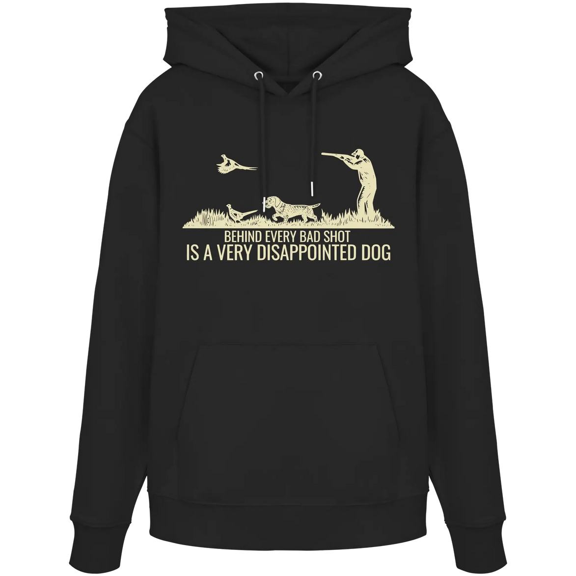 Wirehaired Dachshund – Behind Every Bad Shot Is A Very Disappointed Dog - Organic Hoodie