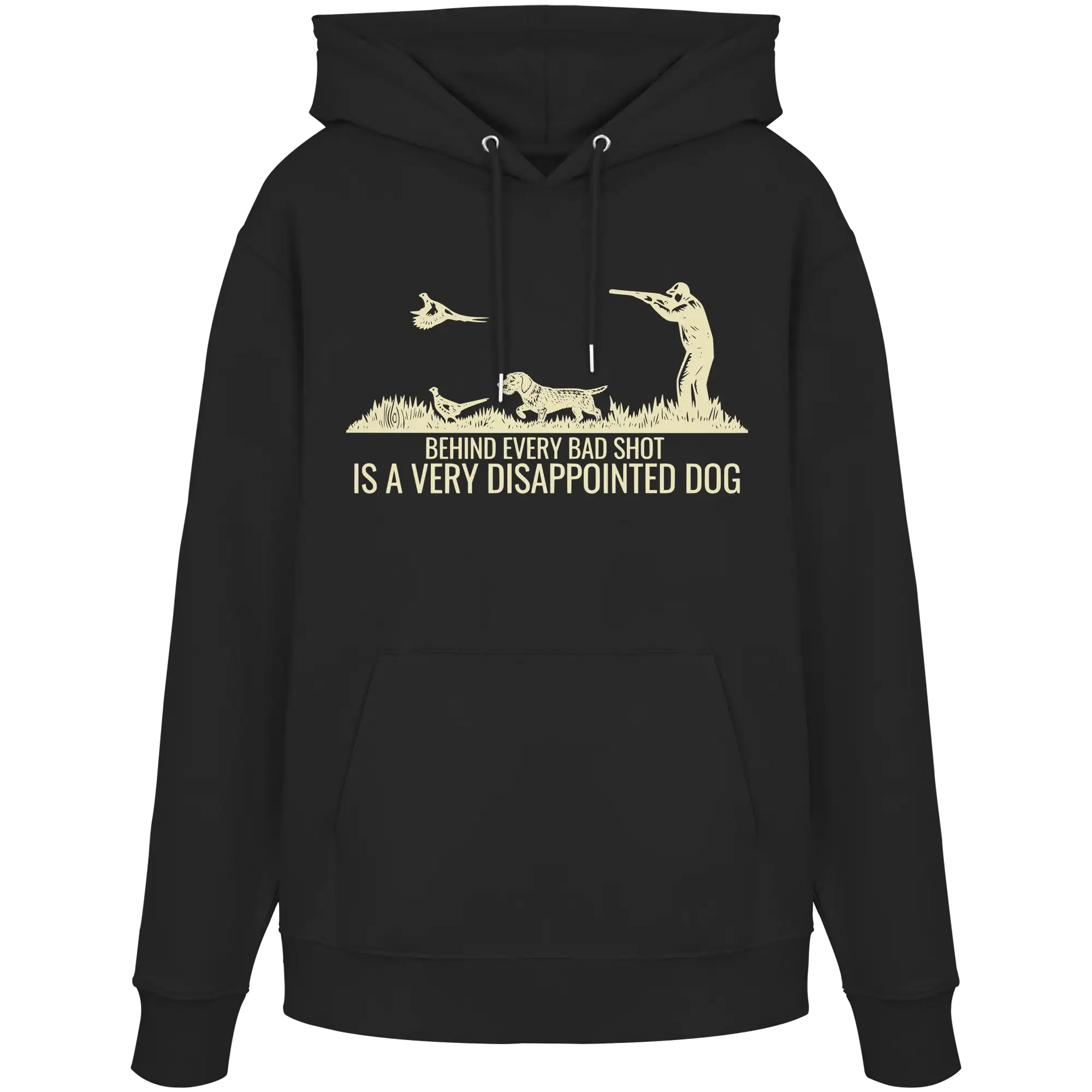 Wirehaired Dachshund – Behind Every Bad Shot Is A Very Disappointed Dog - Organic Hoodie