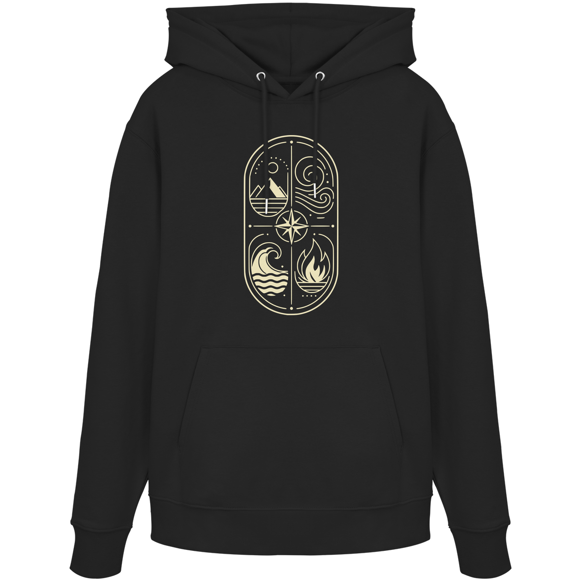 The Four Elements – Nature in Balance 1.0 - Organic Hoodie