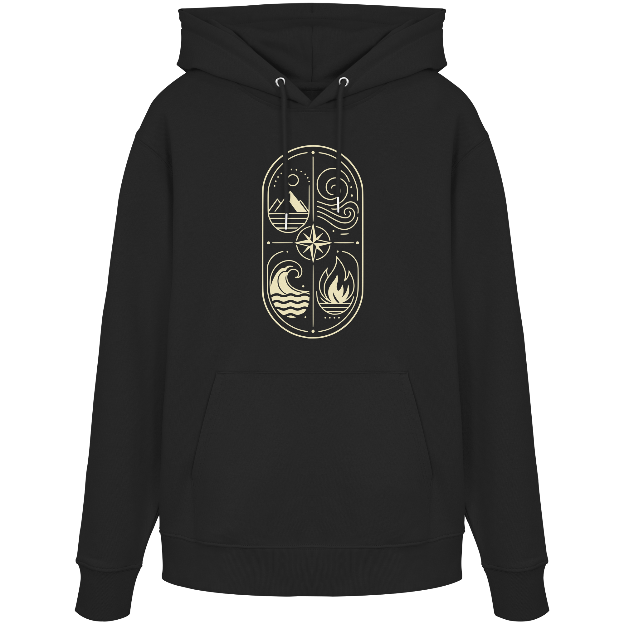 The Four Elements – Nature in Balance 1.0 - Organic Hoodie