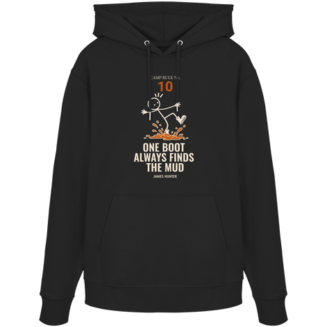 Rule 10 — One Boot Always Finds the Mud - Organic Hoodie
