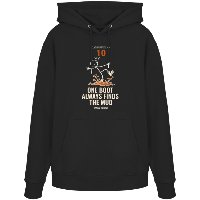 Rule 10 — One Boot Always Finds the Mud - Organic Hoodie