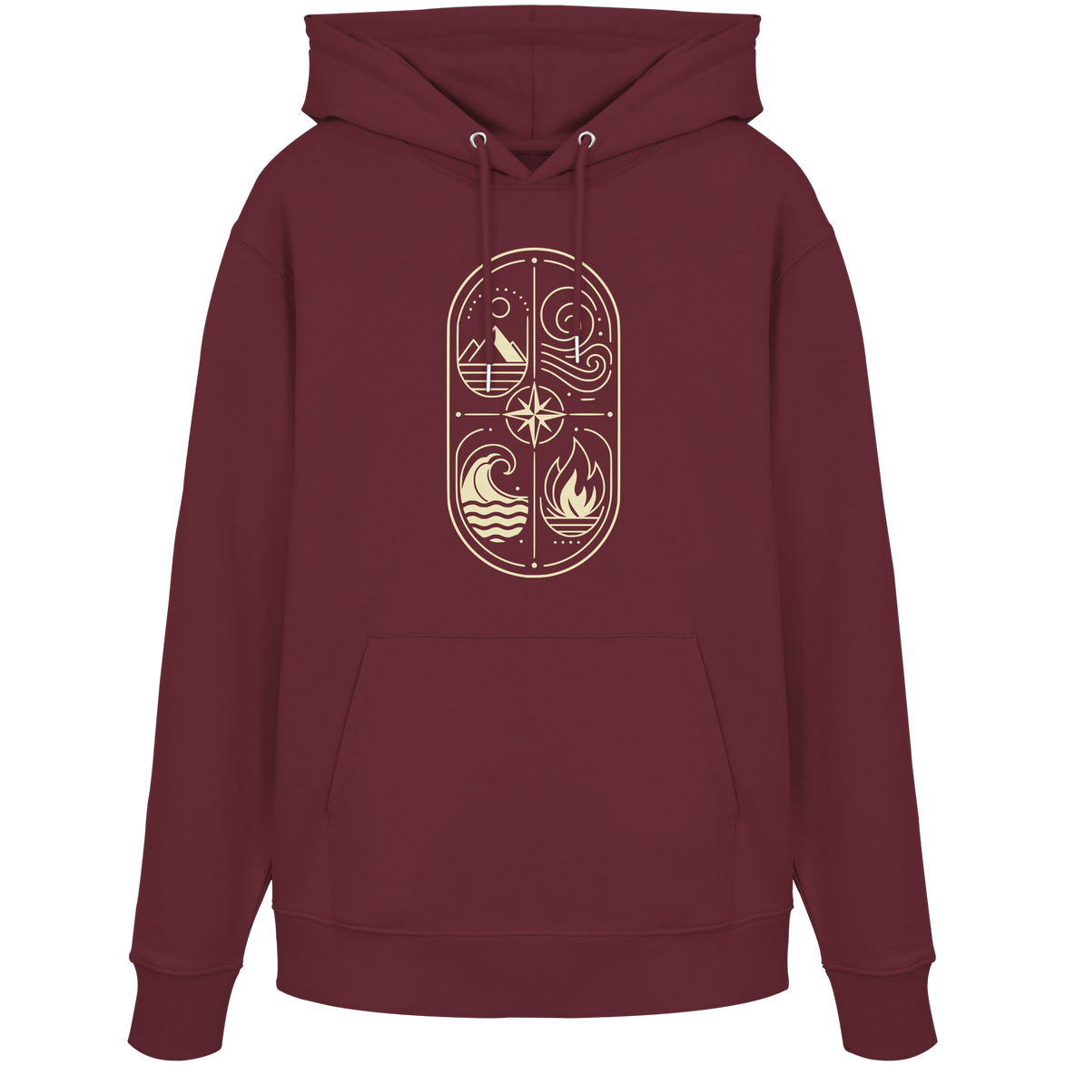 The Four Elements – Nature in Balance 1.0 - Organic Hoodie
