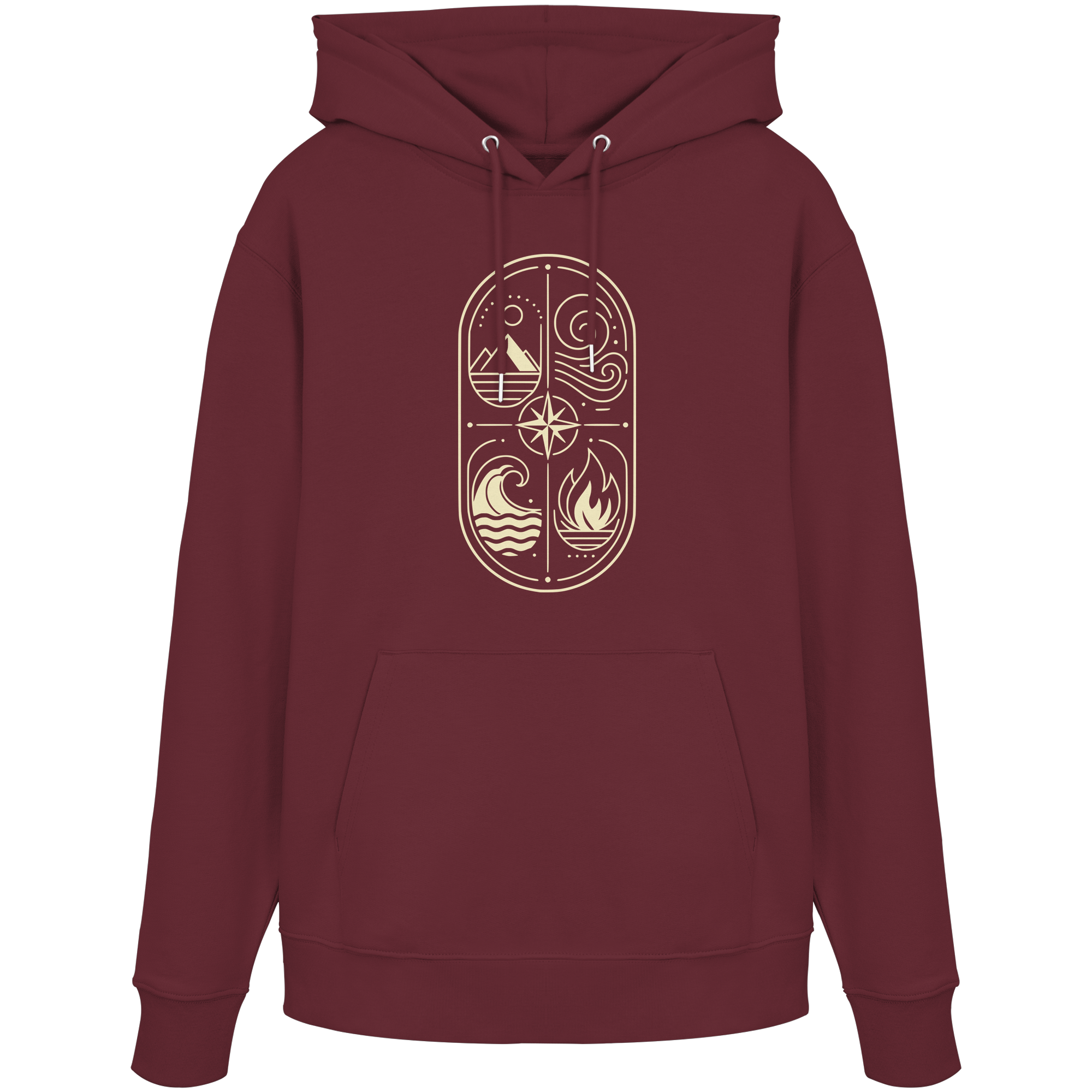 The Four Elements – Nature in Balance 1.0 - Organic Hoodie
