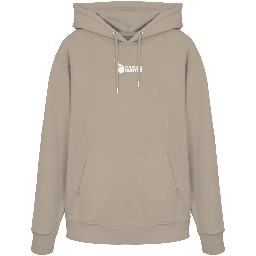 Wander More, Worry Less – Hiking Badge - Organic Hoodie