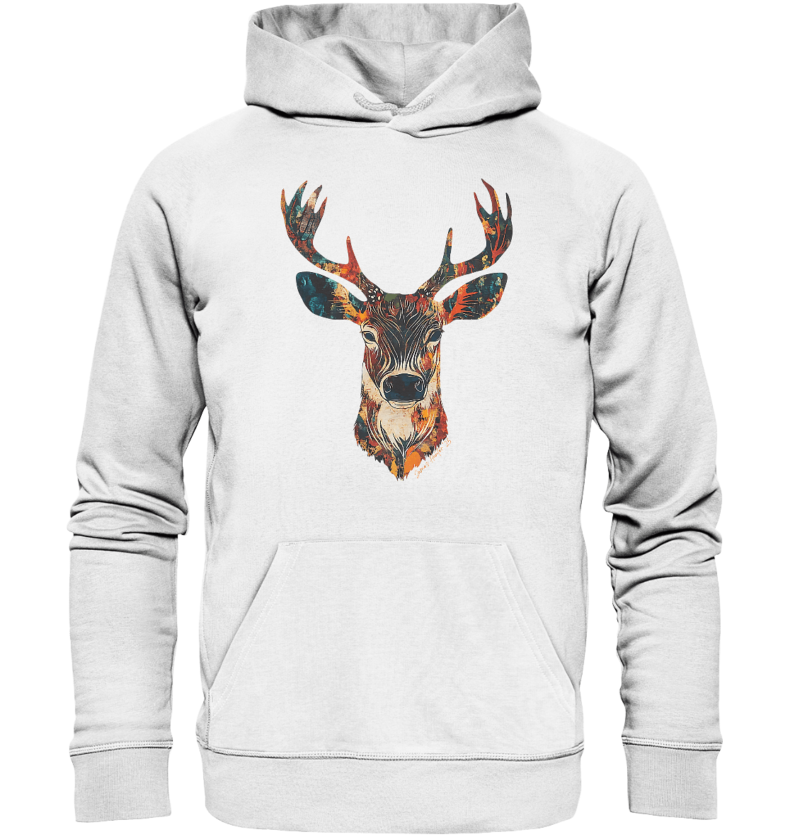 Big antlers, big attitude - Organic Hoodie