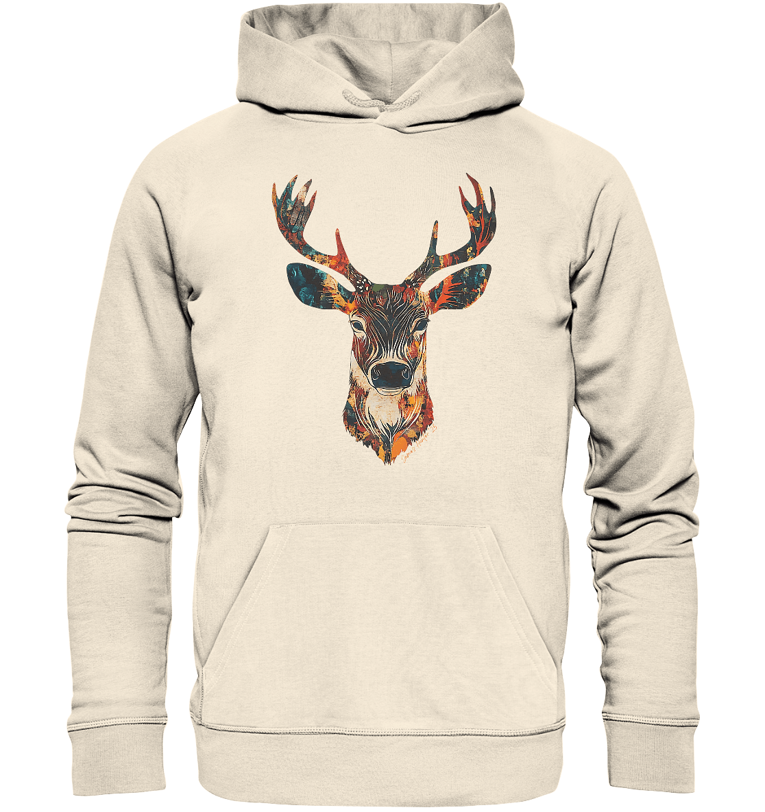 Big antlers, big attitude - Organic Hoodie