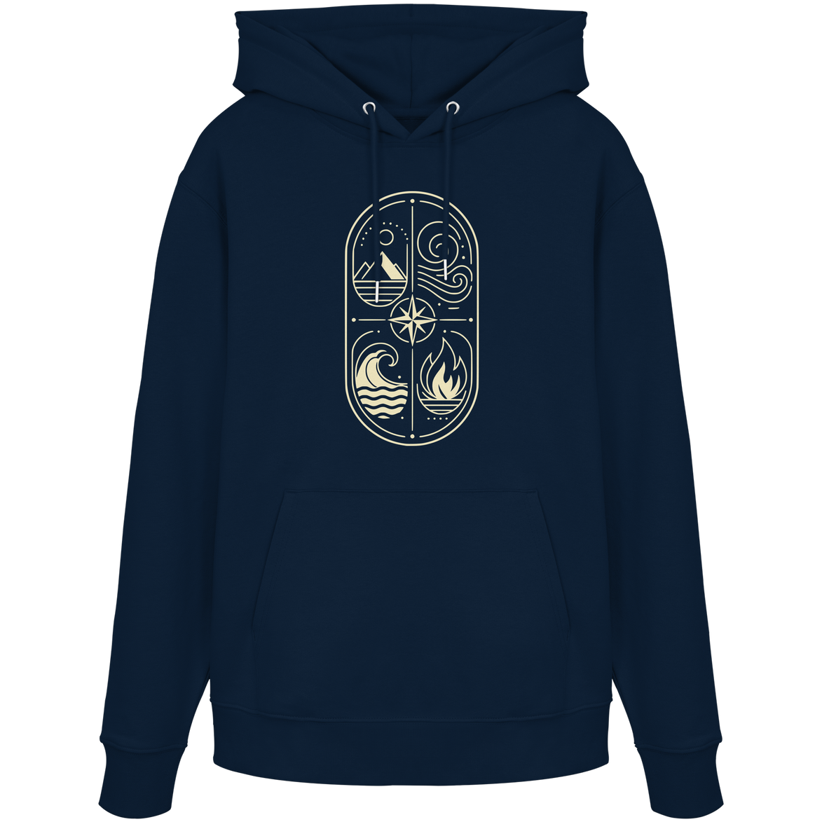 The Four Elements – Nature in Balance 1.0 - Organic Hoodie