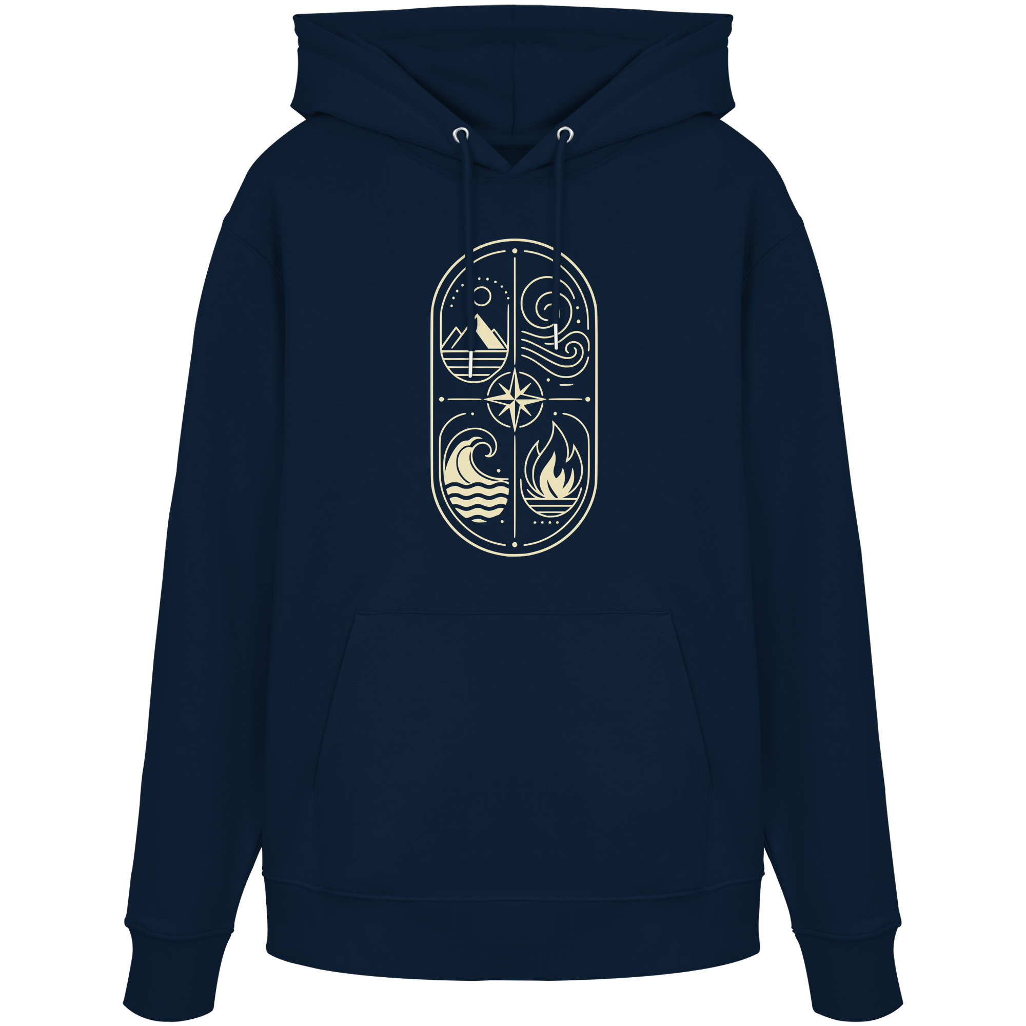 The Four Elements – Nature in Balance 1.0 - Organic Hoodie