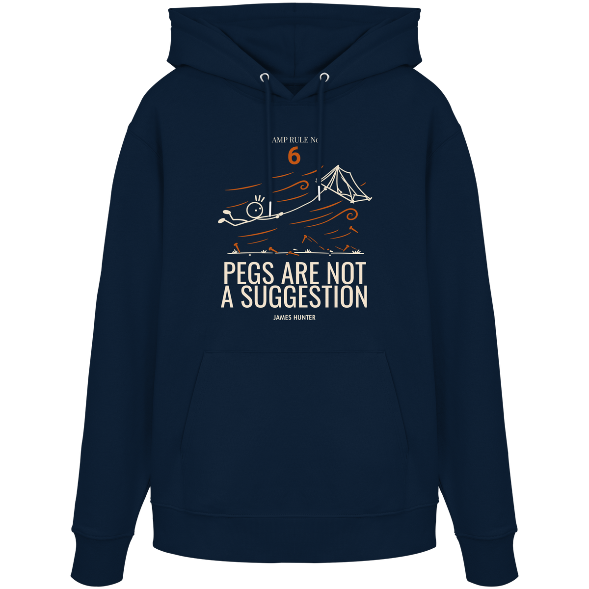 Rule 06 — Pegs Are Not a Suggestion - Organic Hoodie