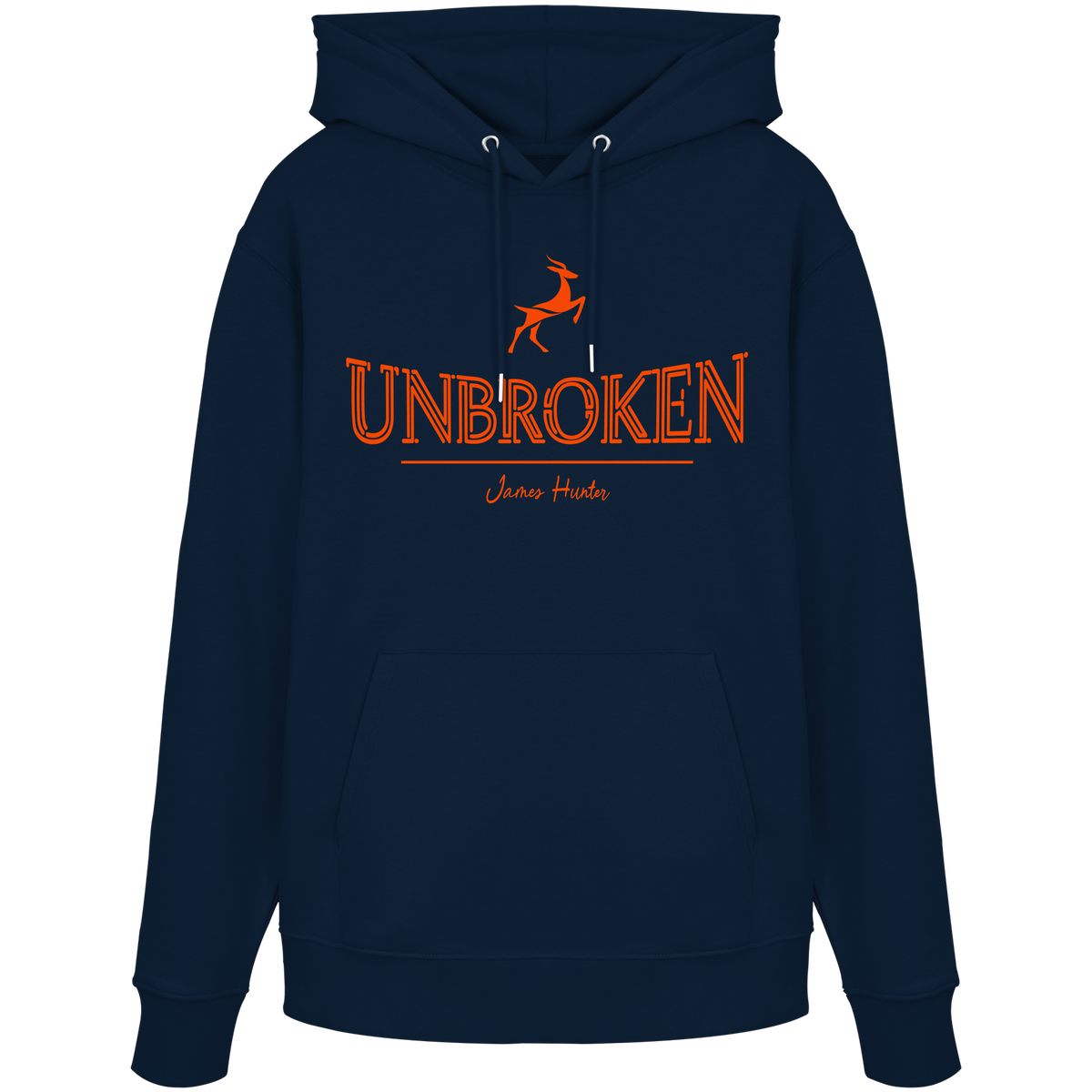Unbroken — Leaping Deer Organic Hoodie