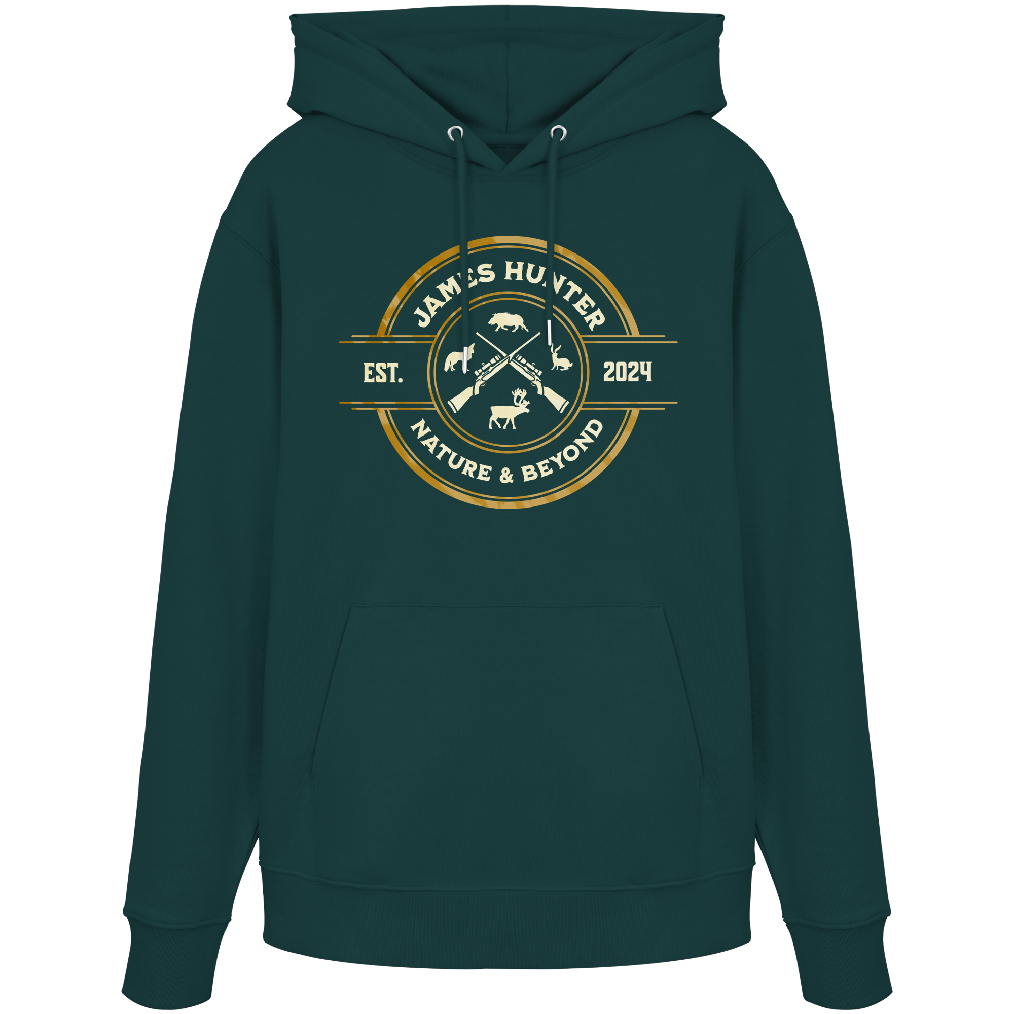 The Hunter’s Emblem – James Hunter Original - Organic Hoodie