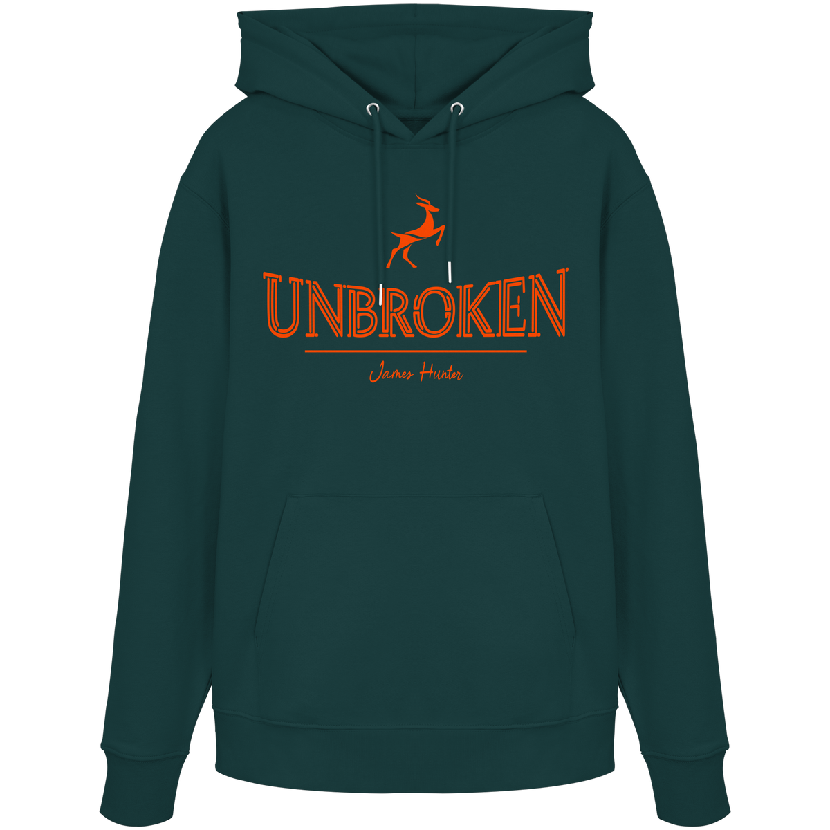 Unbroken — Leaping Deer Organic Hoodie