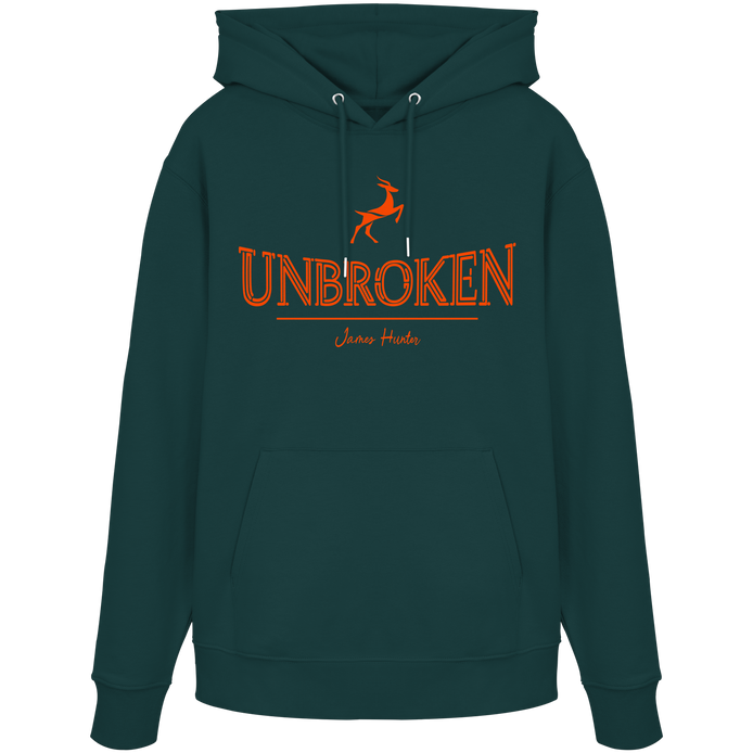 Unbroken — Leaping Deer Organic Hoodie