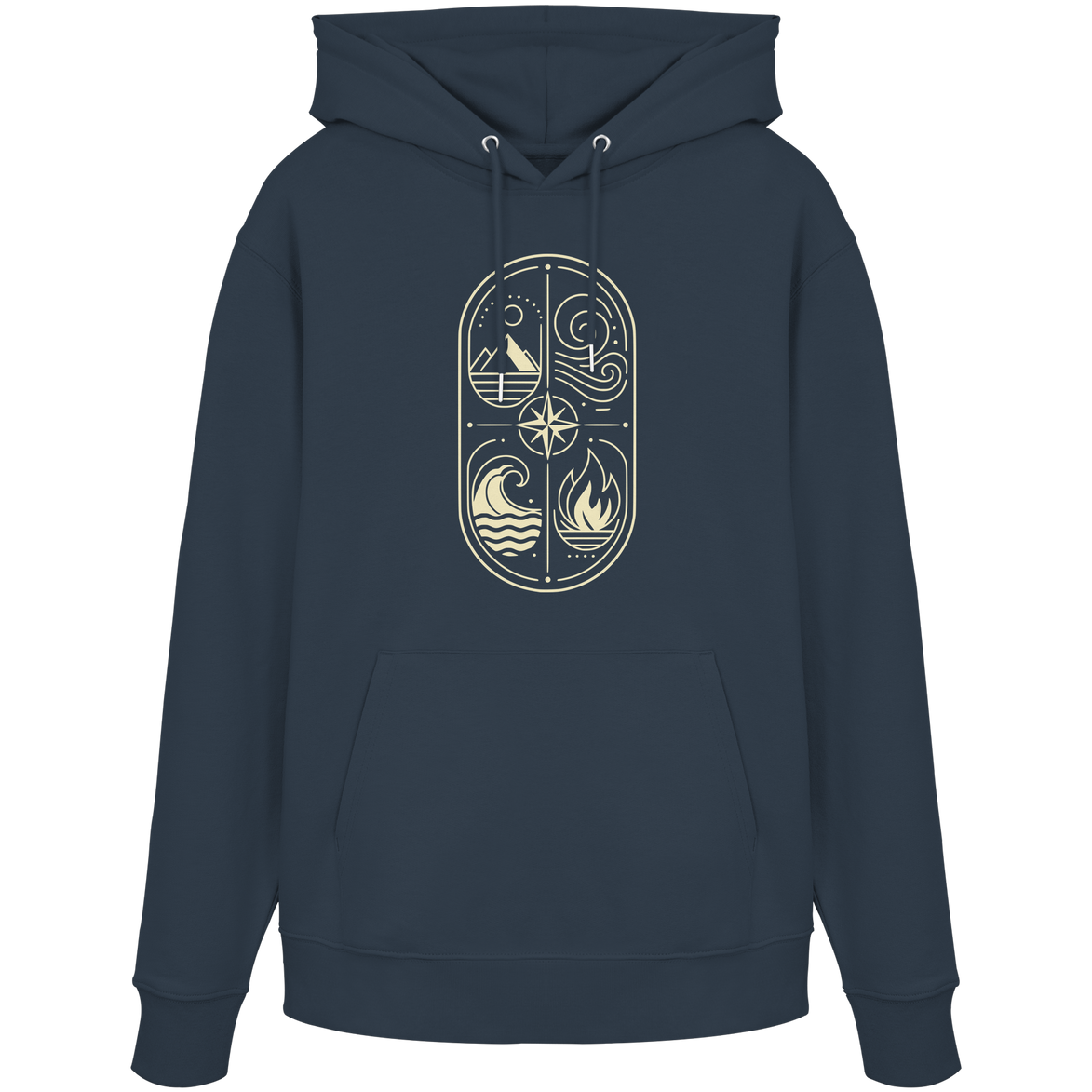 The Four Elements – Nature in Balance 1.0 - Organic Hoodie