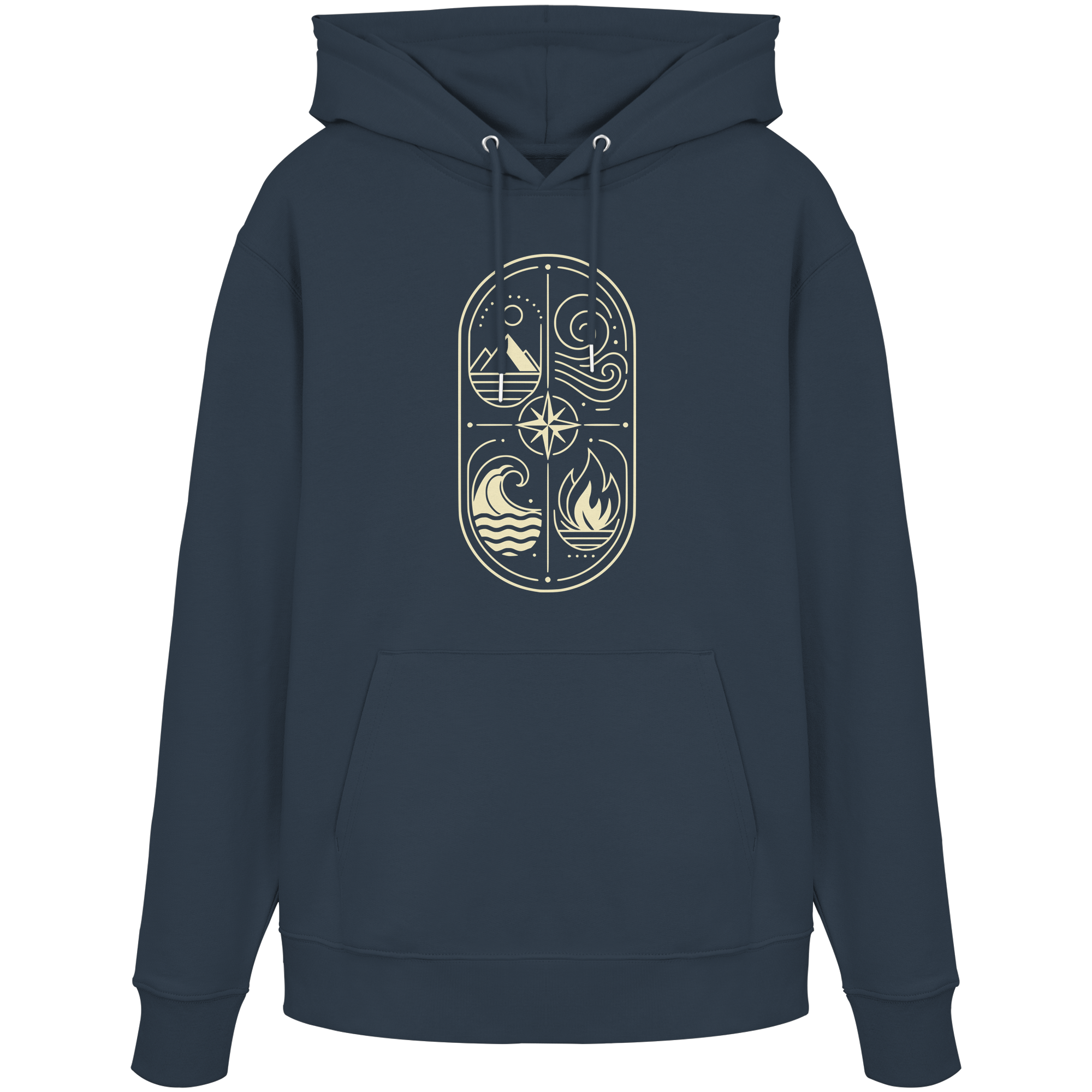 The Four Elements – Nature in Balance 1.0 - Organic Hoodie