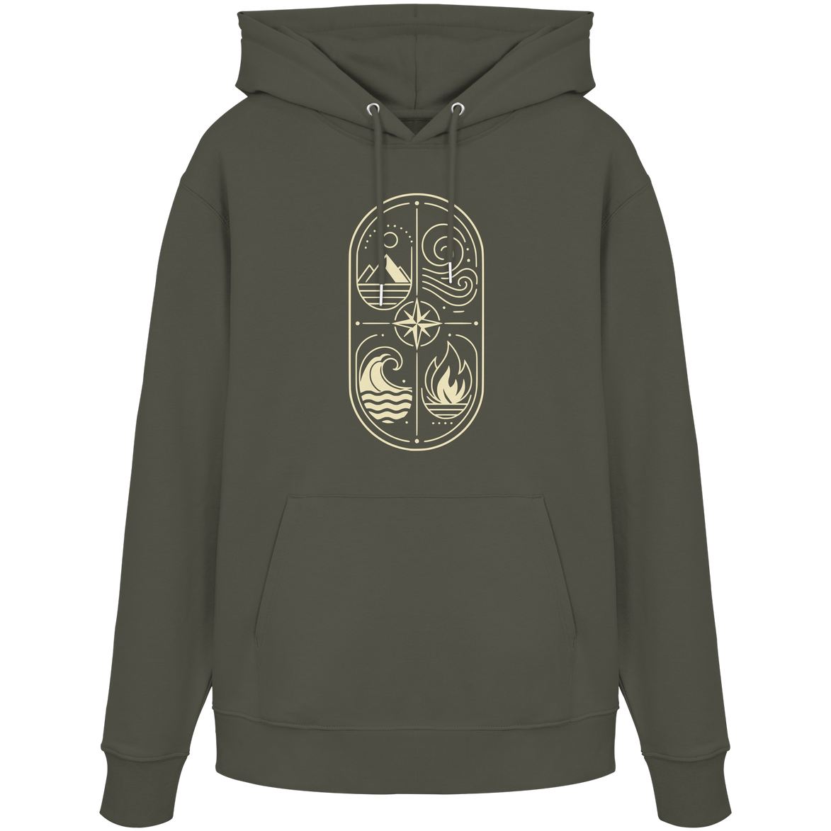 The Four Elements – Nature in Balance 1.0 - Organic Hoodie