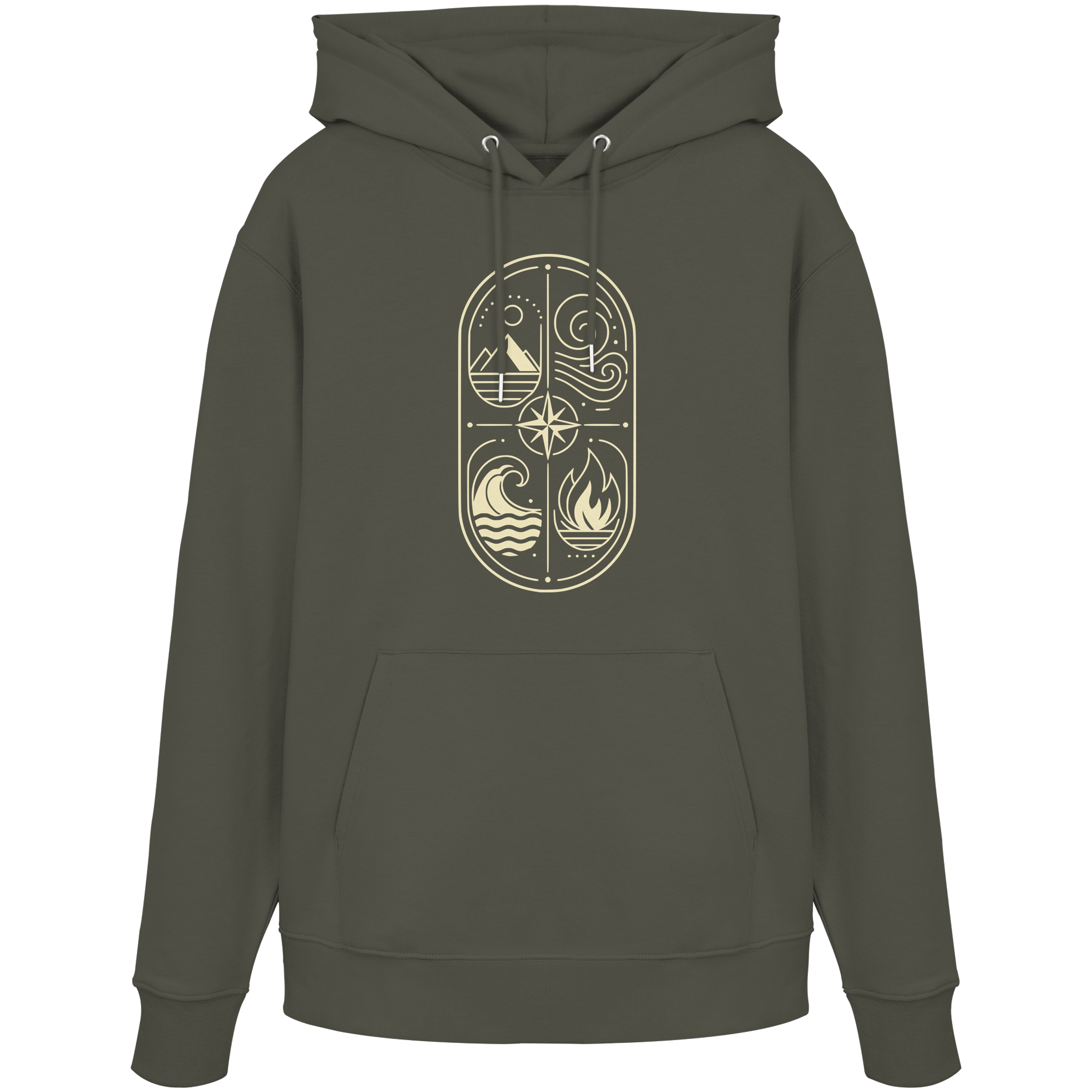 The Four Elements – Nature in Balance 1.0 - Organic Hoodie