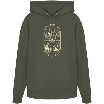 The Four Elements – Nature in Balance 1.0 - Bio-Kapuzenpullover