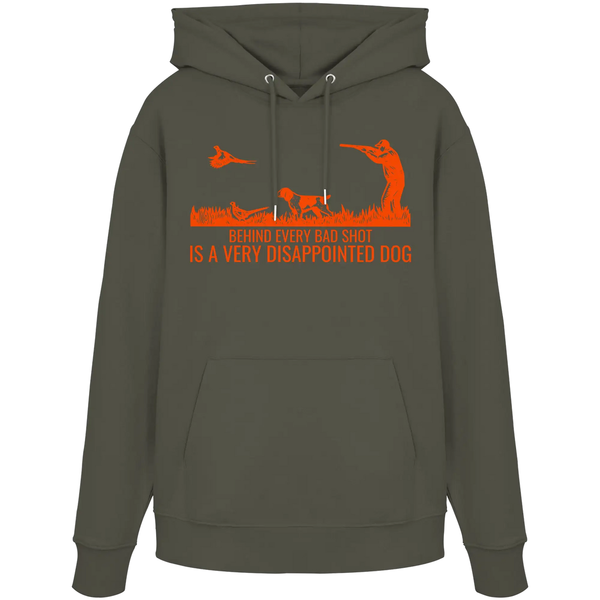 Münsterländer – Behind Every Bad Shot Is A Very Disappointed Dog Kopie - Organic Hoodie