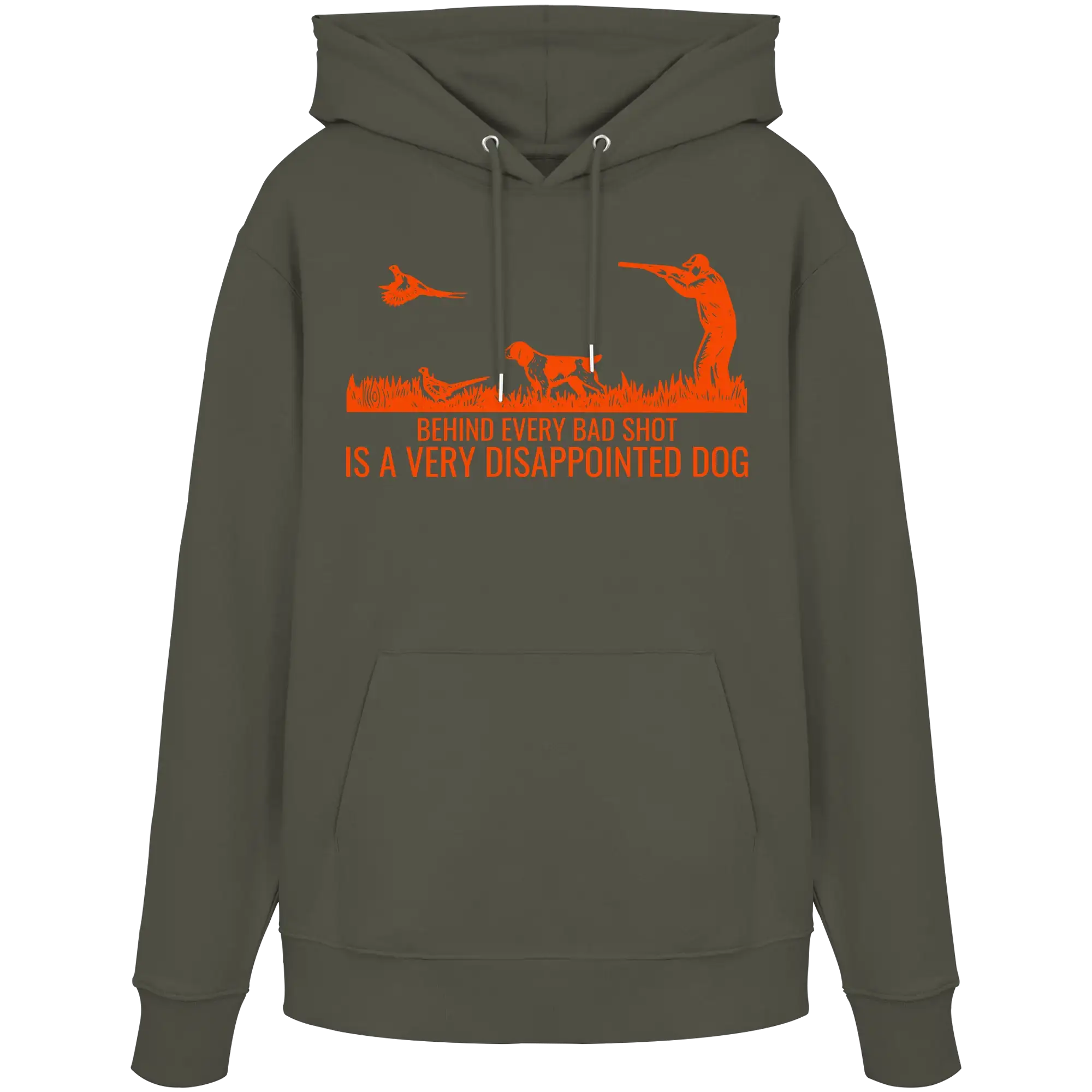 Münsterländer – Behind Every Bad Shot Is A Very Disappointed Dog Kopie - Organic Hoodie