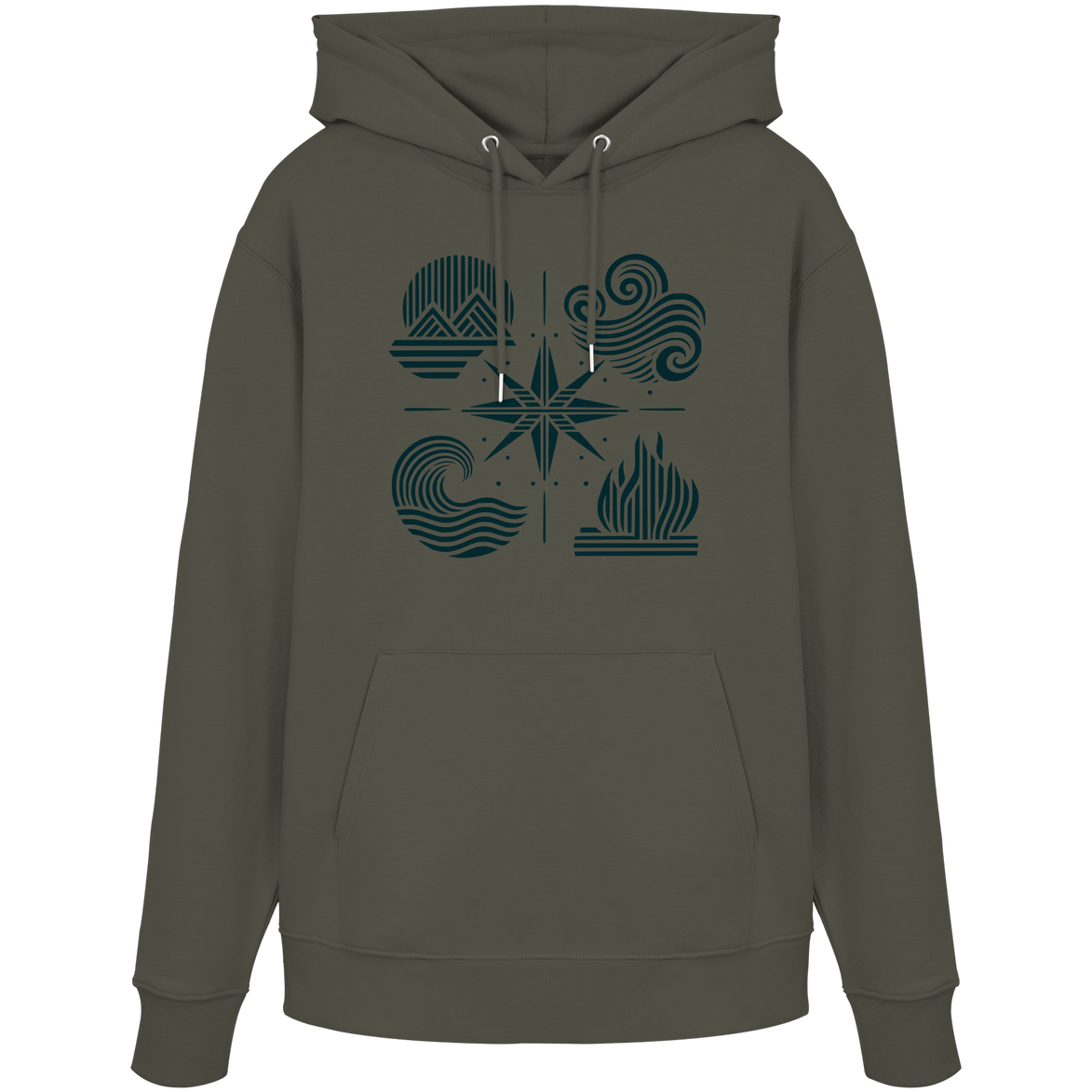 The Four Elements – Nature in Balance 2.0 Kopie - Organic Hoodie